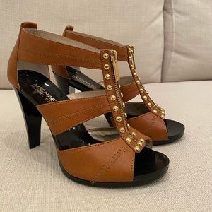 MICHAEL Michael Kors Brown studded heels